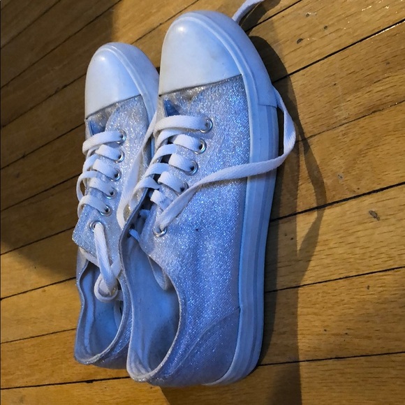 Glittered silver sneakers - Picture 6 of 8